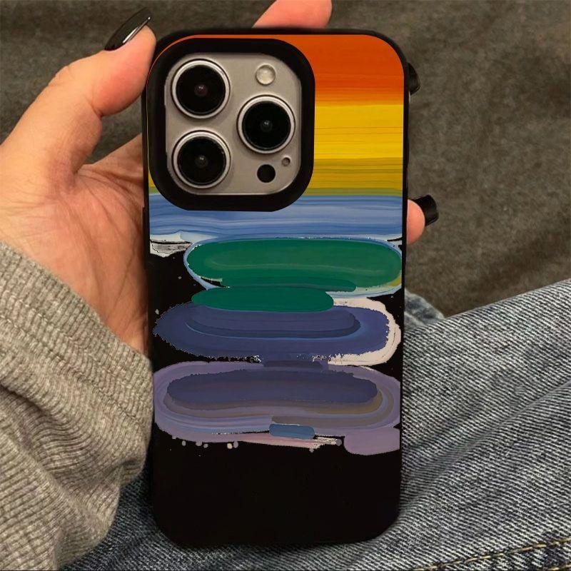 Яркий чехол для телефона для iphone 17 pro max 16 plus 15 14 13 11 защита камеры силиконовая задняя крышка для iphone 12 pro xr x корпус