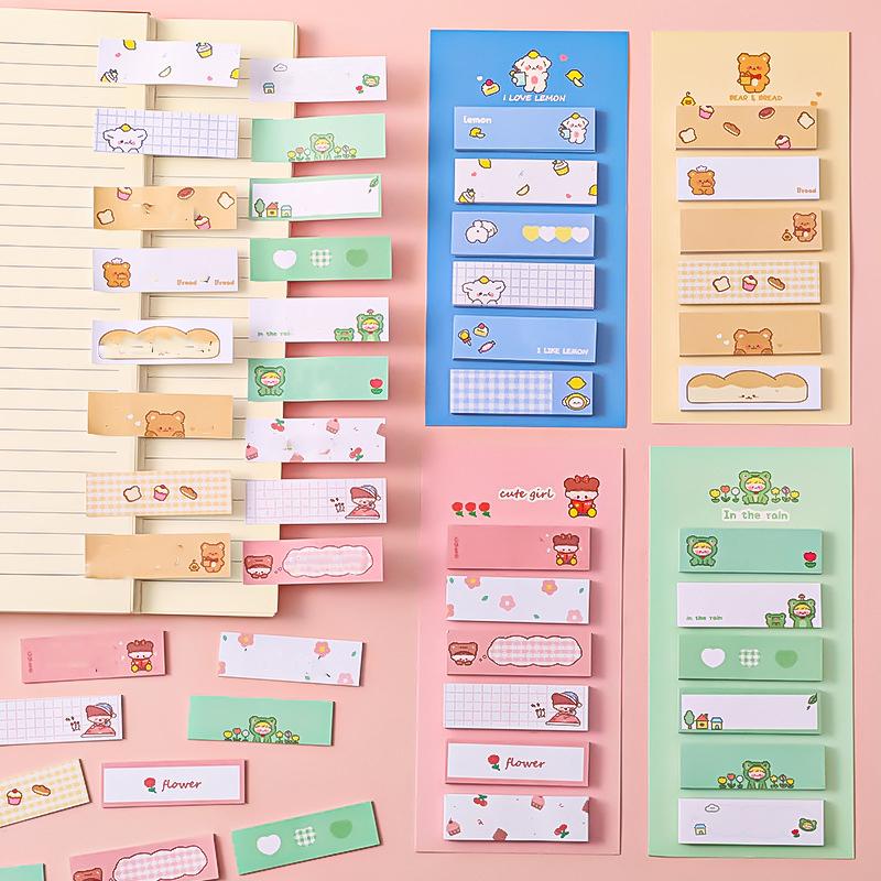 1 Piece Cute Animals Girls Sticky Note Notepad Memo Pad Office School Supplies Stationery Planner Adhesive