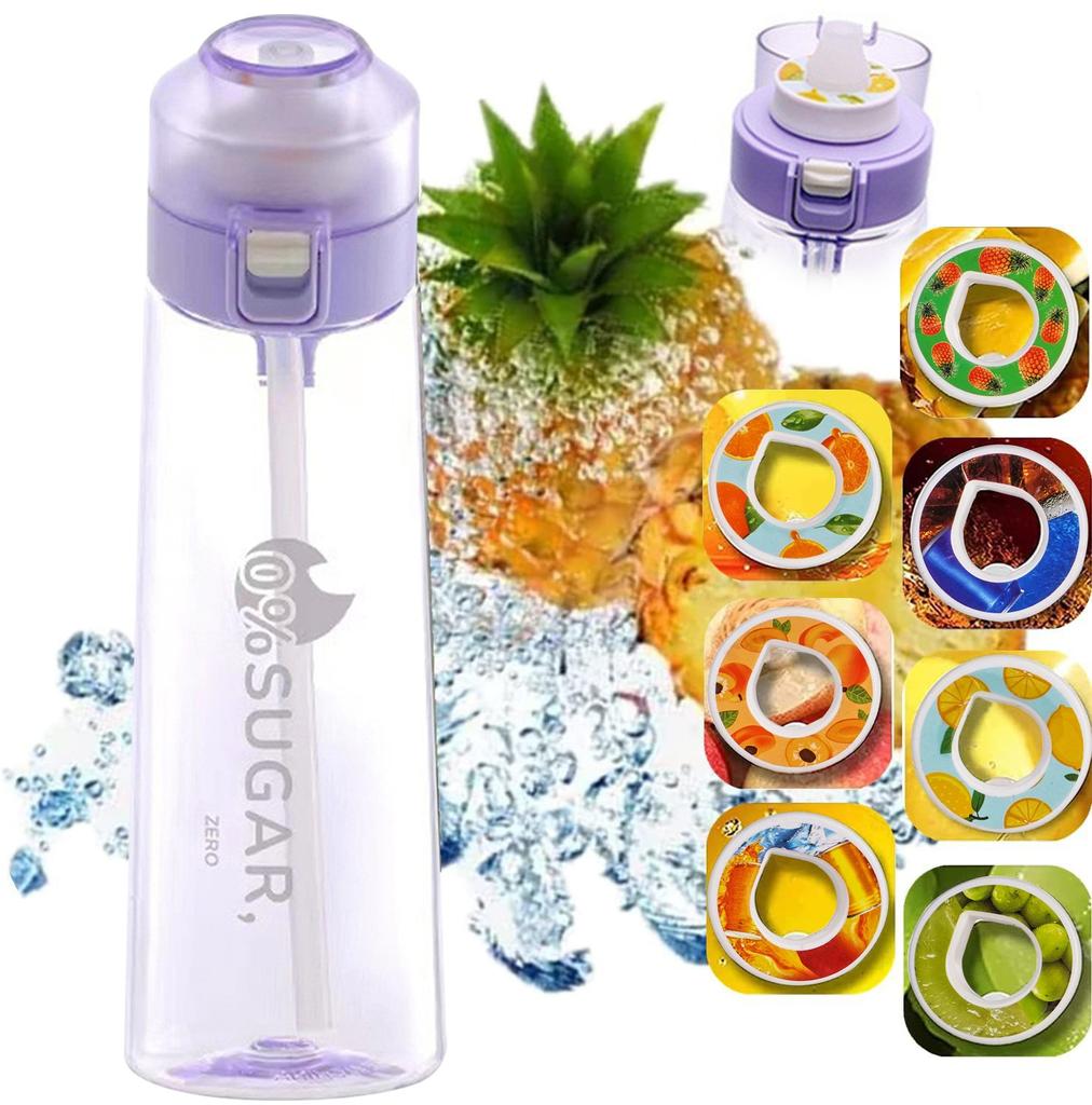 Bottle Set , Drinking Bottle 60 Ml With Flavoured Pods , Set For Gym Fitness , School