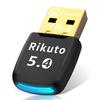 Технология Bluetooth без драйверов Адаптер Bluetooth Rikuto Bluetooth USB Приемник Bluetooth Rikuto Адаптер Bluetooth задержка Компактный Простое управление