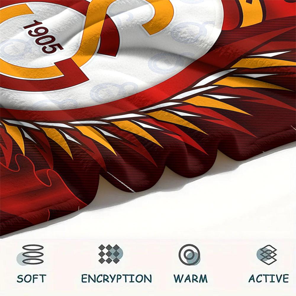 1PC Galatasaray Blanket, High quality Comfortable for All Seasons, Home Decor, Warmth and Comfort