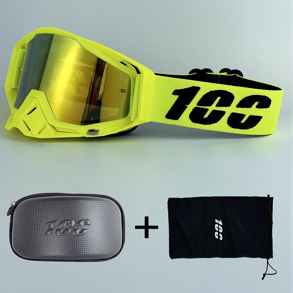 100 Motocross Goggles HD Lens Men Motorcycle Eyeglasses Riding Glasses Women Moto MX MTB Sunglasses Dirt Bike Accessories