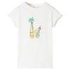 Ecru T-shirt for Children 92/104/116/128/140