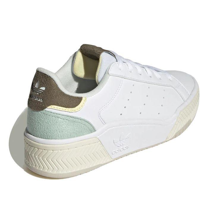 Adidas Оригинальные Court Tourino Bold Нескользящие Прочные Низкие Кеды для Скейтбординга Женские Кроссовки Белые GX1849