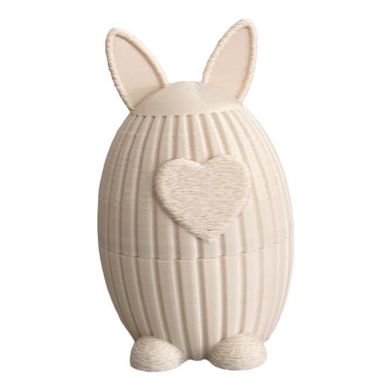 Candy Bowl 3D Printed Egg-Shaped Easter Decoration Kids Safe Smooth Surface Festival Ornament Holiday Treasure Hunts Party Favor