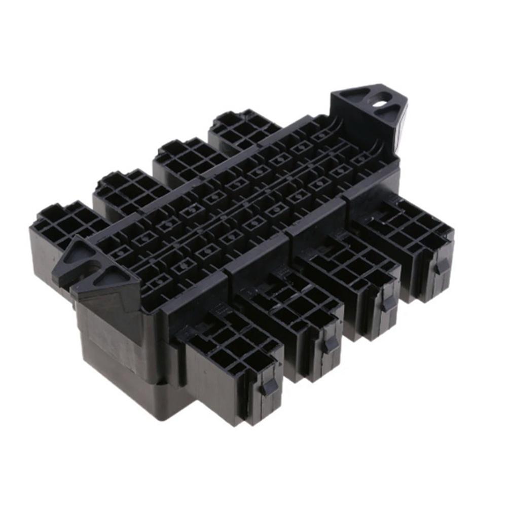 8-контактная релейная колодка Универсальная релейная распределительная коробка Подходит для автомобиля, грузовика, морского судна, лодки, яхты
