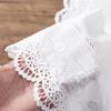 1Yard Flower Hollow Cotton Cloth Lace Trim Fabric Clothes Accessories