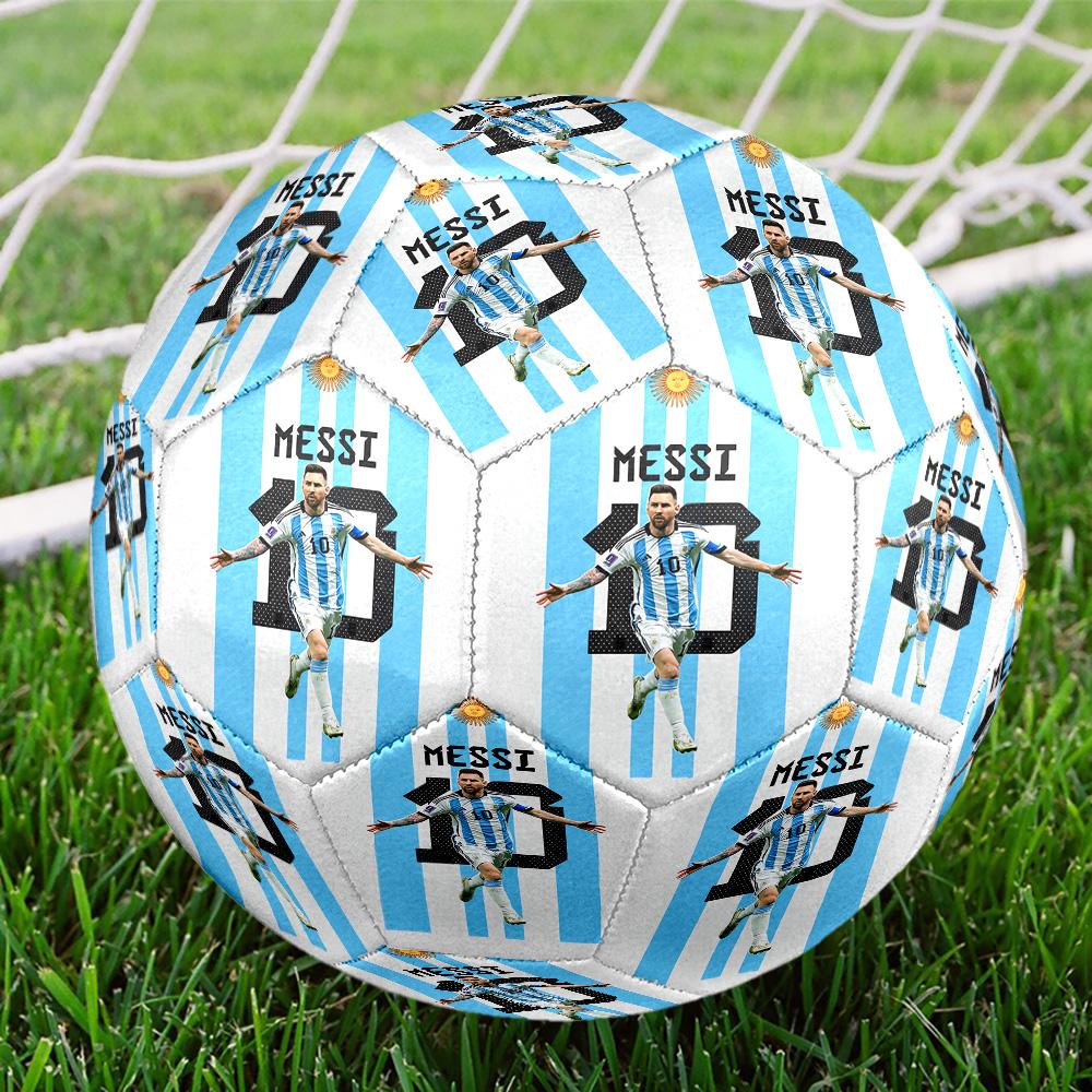 Lionel Messi Size 5 Football Machine Sewn Indooroutdoor Universal Football Surprise Collection Gift Distinctive Home Decor And Party Gift
