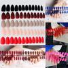 15 Colors 24Pcs Matte Tip Fake Art Nails Full Cover Grinding Faux Fingernails