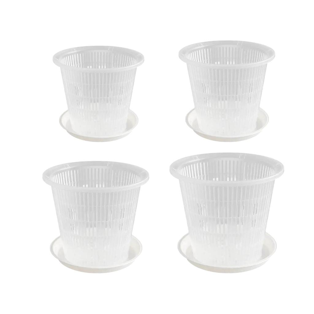 Planter Clear Pots with Holes Flower Planters for Dendrobium Slotted Orchids Transparent Net