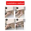 Plastic Tissue Holder Hanging Toilet Roll Paper Holder Towel Rack Cabinet Door Hook Holder Kitchen Organizer