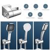 Handheld Shower Bracket Stainless Steel Shower Head Holder 360 Degree Adjustable Shower Wand Holder Easy To Install