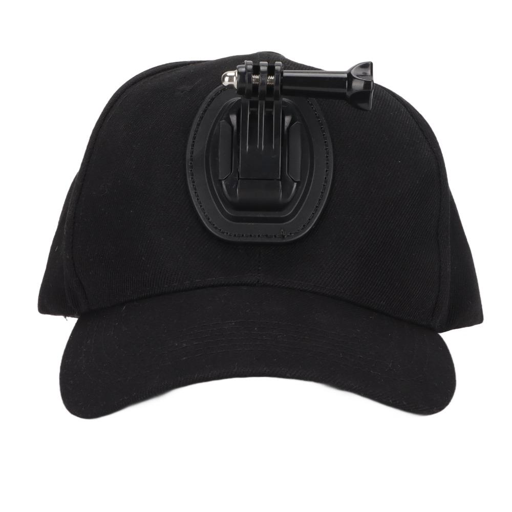 Compatible Black Sports Camera Hat Soft Lightweight Action Camera Mount Hat Hands Free Camera Hat for Hero Series Sports
