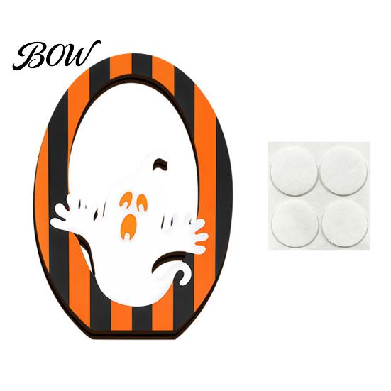 Boo Letter Wood Signs Halloween Wooden BOO Ornaments for Tabletop Tiered Tray Decor, Retro Party Supplies Creative Decorations Festive Holiday