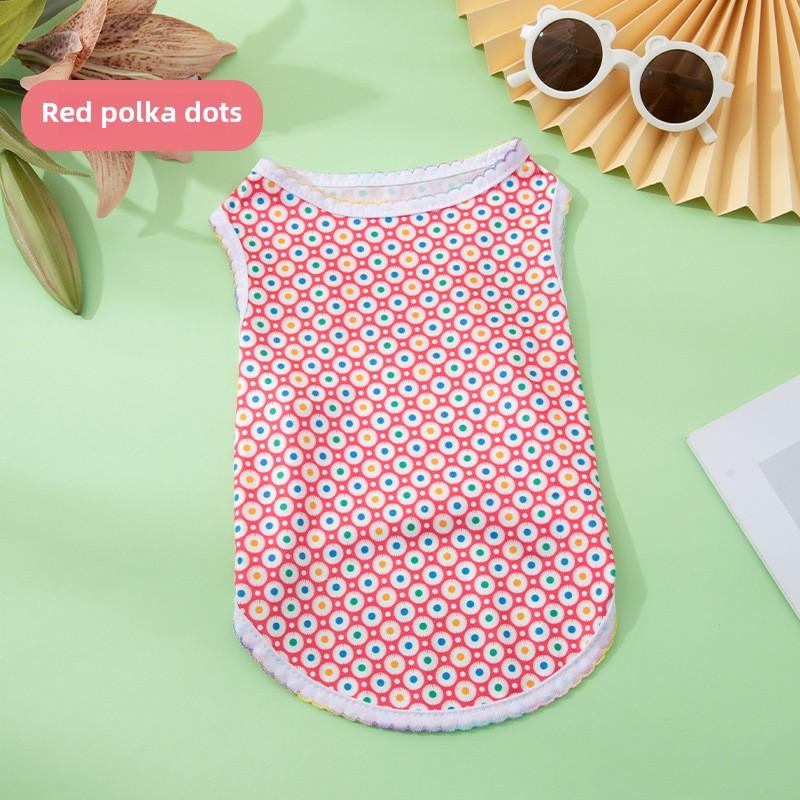 Летний жилет для домашних животных, одежда для щенков, собак и кошек
