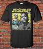 ASAP ROCKY 90-е стиль Бутлег футболка ASAP Mob Гарлем США Унисекс Футболка