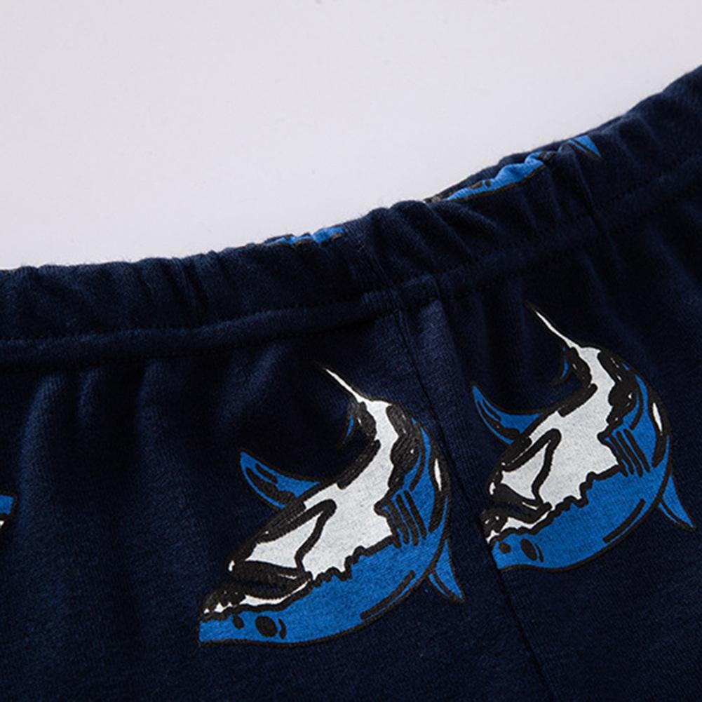 Осенне-зимний детский пижамный комплект для мальчиков, футболка с длинными рукавами и штаны, пижамы, детская одежда для сна с героями мультфильмов для мальчиков