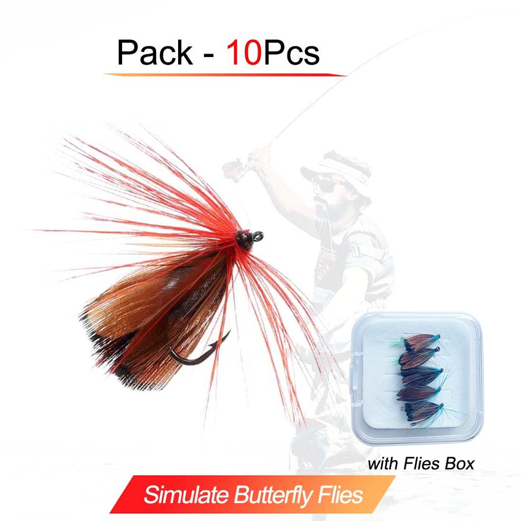 5/10 шт./кор. мушки для ловли форели искусственные насекомые моль бабочка приманка приманки