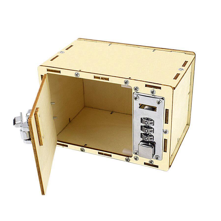 Механический кодовый замок, наборы моделей «сделай сам», научные игрушки для детей, ручная сборка, коробка с паролем, набор «сделай сам», деревянные игрушки, образование