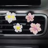 2 шт. Клипса для автомобильного парфюма Цветок Украшения на воздуховыпускное отверстие Автомобильный кондиционер Воздуховод Персонализированные аксессуары для украшения интерьера