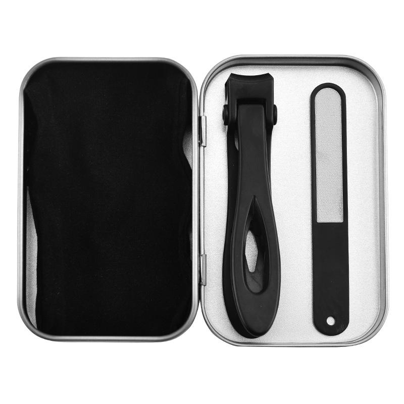 Anti-Splash Stainless Steel Large Nail Clipper Set for Thick Toenails