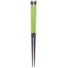 Silicone Lacquered Wooden Chopsticks (natural Wood), Green, 18cm