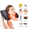 Электрическая разминающая подушка для массажа шиацу, инфракрасный нагреватель, массажер для шеи, массажная подушка для спины, талии, тела, оздоровительный массажер для релаксации