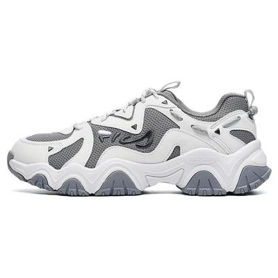 Fluid 4 Cat Paw 4.0 Сетка Синтетическая кожа Ретро Спортивные Низкие Кроссовки для Повседневной Носки Женские кроссовки Белый Серый F12W242101FFB