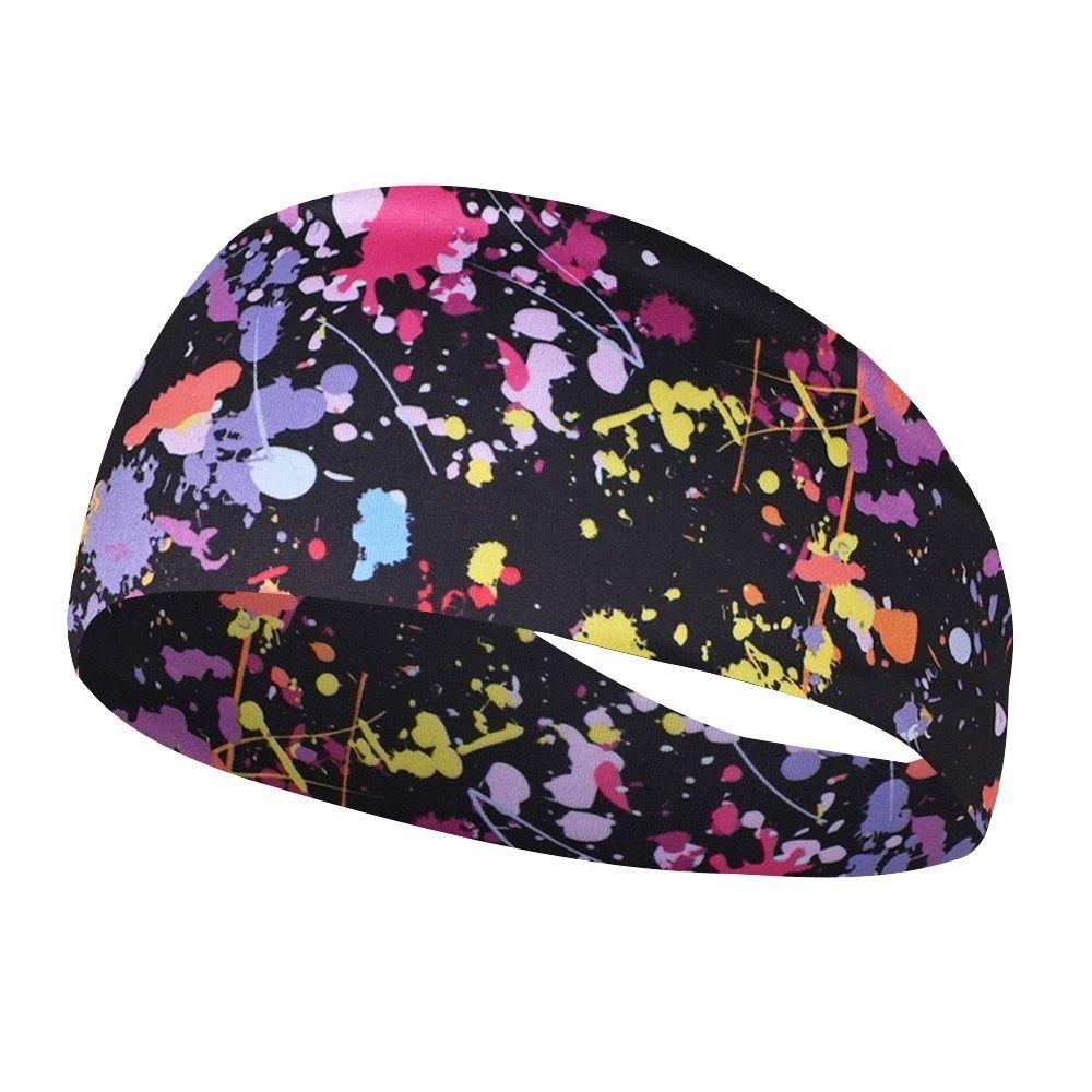 Retro Cycling Yoga Headband Absorbent Yoga Hair Bands New Head Sweat Bands  Men and Women