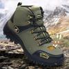 Мужские зимние ботинки 38-46, защитная рабочая обувь, водонепроницаемые и небьющиеся походные ботинки