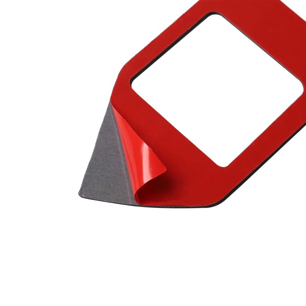 2PCS Carbon Fiber Car Window Lift Switch Panel Decor Cover Trim Stickers For Ford Mustang 2005-2009 Auto Interior Accessories