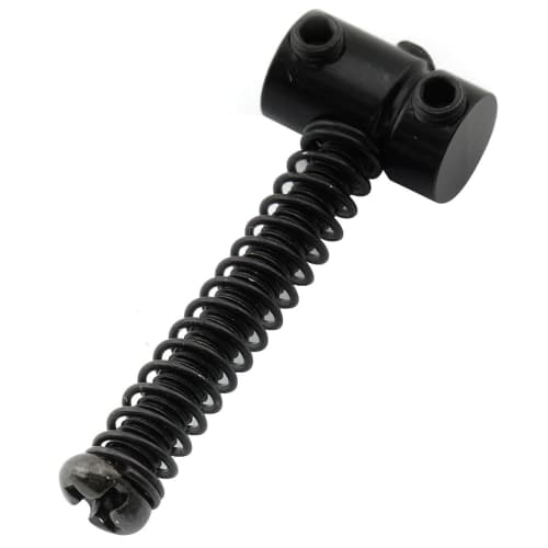 Musiclily Pro 10,8 мм Маленькие бочкообразные стальные седла для Telecaster для электрогитар Fender Squier Telecaster, черные (Набор из 6)