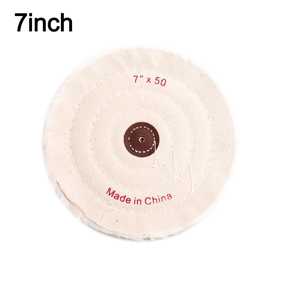 Durable 2-12in Wheels Buffing Polishing Wheel Cotton Lint Cloth White Buffing Wheel Polishing Cloth Wheel Jewelry Tools