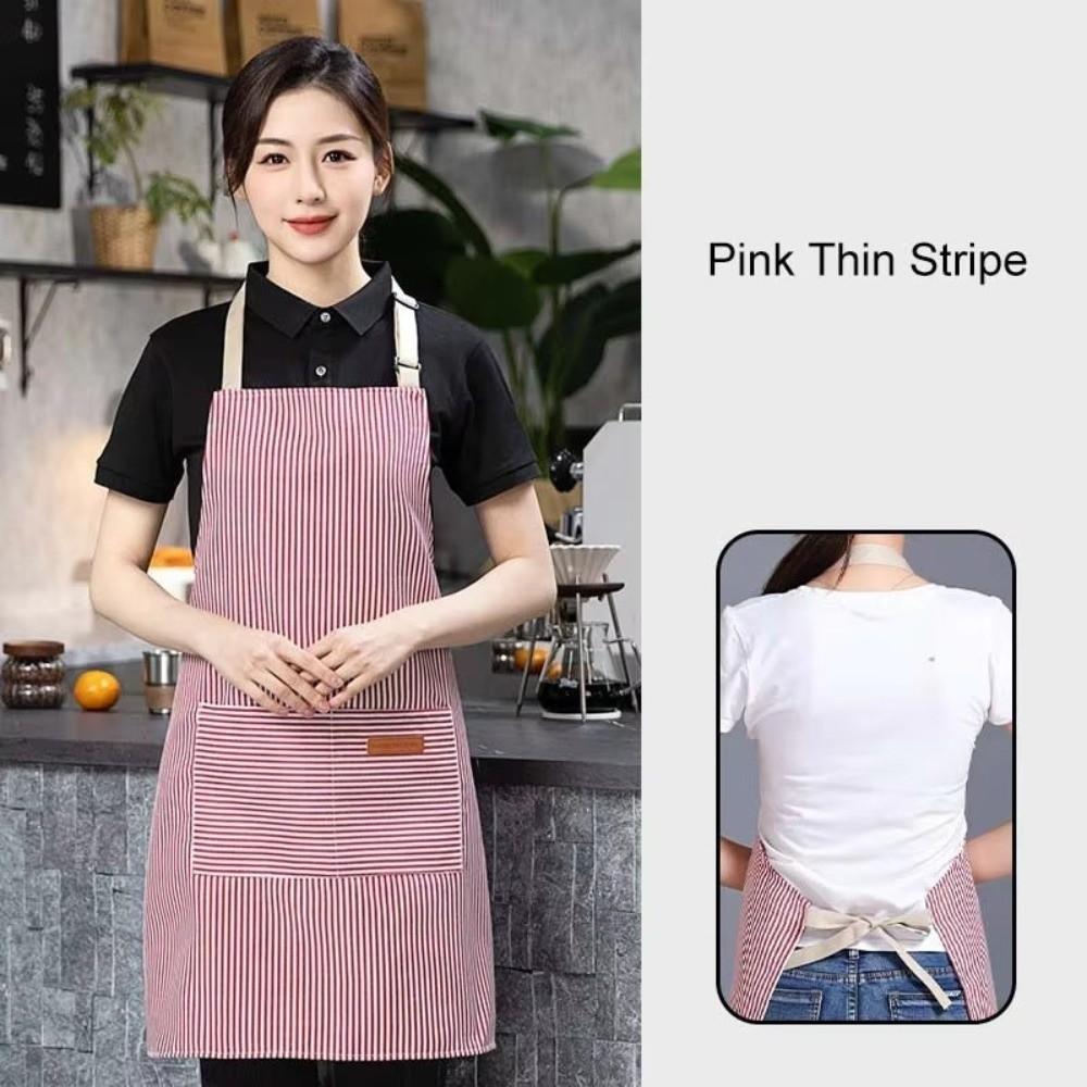 Wear-resistant Cooking Apron Adjustable Kitchen Apron Catering Work Clothes  Cooking Preparation