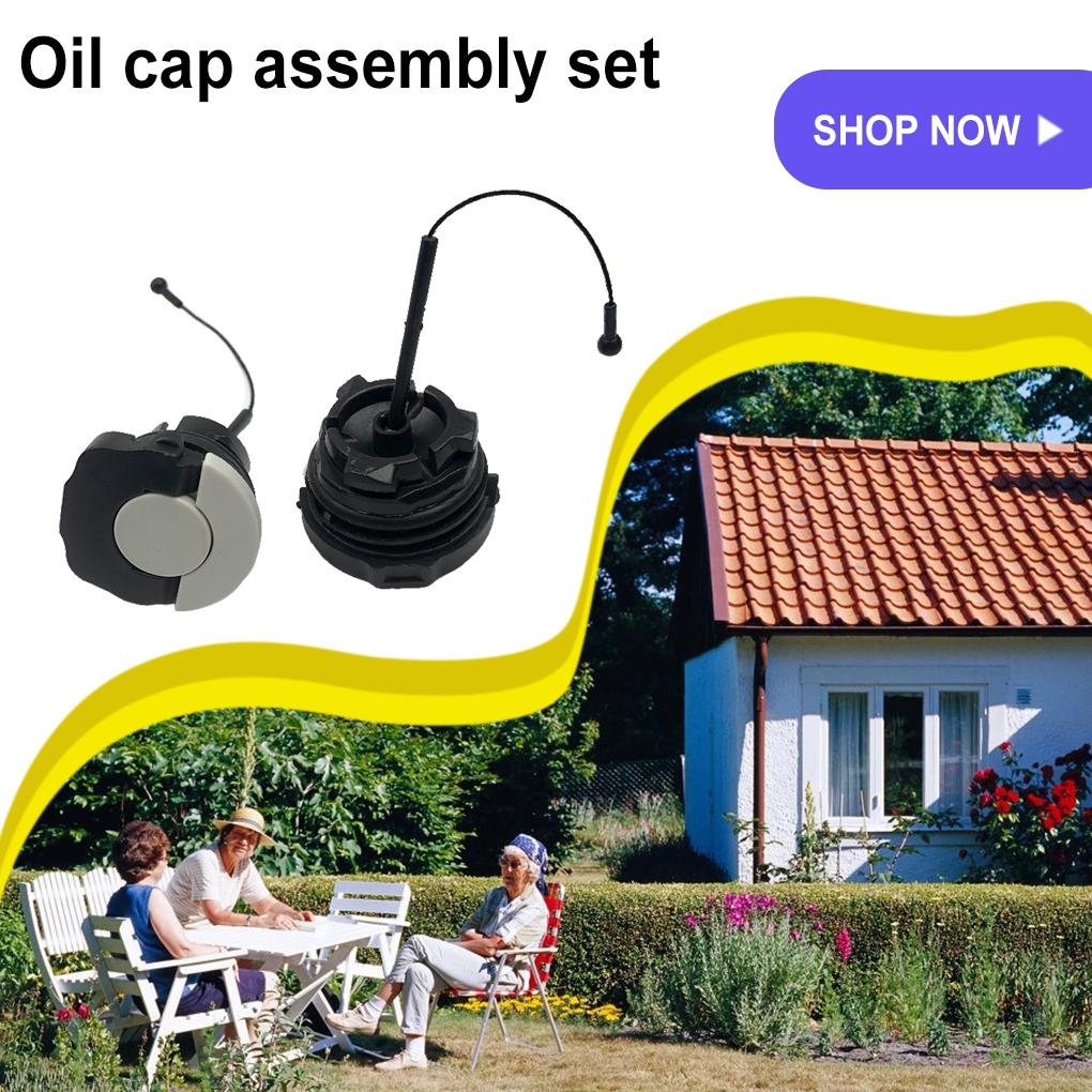 Комплект крышек топливного бака и крышки моторного масла с креплением, запчасти для обслуживания двора бензопилой, замена для MS210 MS230 MS250 MS260