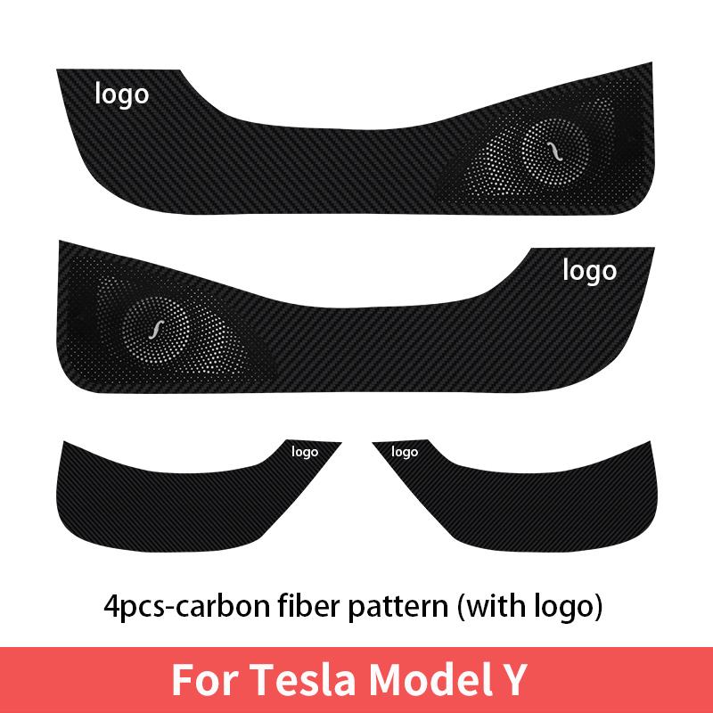 Противоударная накладка на дверь автомобиля модели 3/y Невидимая защитная противоударная накладка для салона автомобиля Tesla model 3/model y