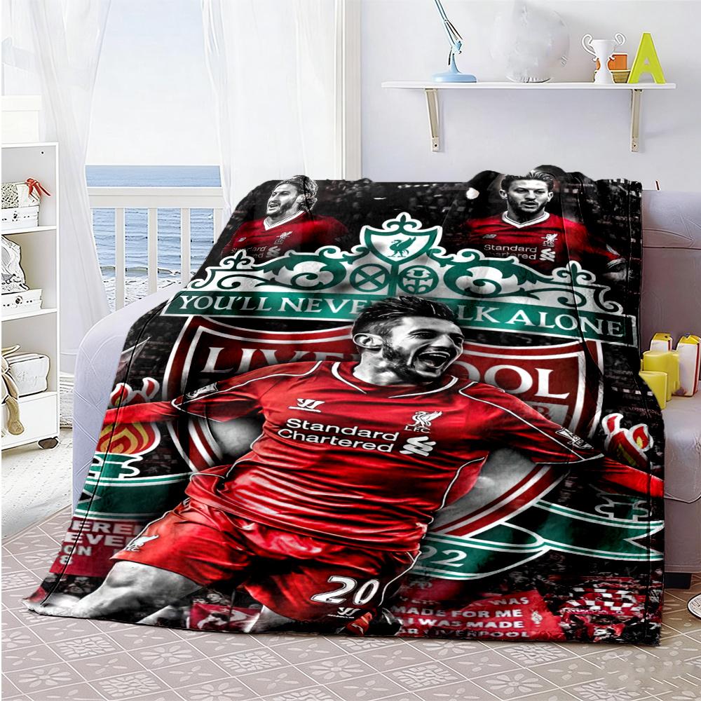 Liverpool Football Blanket Soft Warm Cozy Suitable For Office Picnics Seaside Allseason Use Warmthful Decor Birthday Christmas Gift Blanket