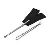 2Pcs/set Elastic Metal Drawstring Rope Threaders Sliver Split Pins Fixer Self-Locking Tweezer For Apparel Sewing Supplies