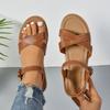 2025 Лето Новая Обувь Плоские Сандалии Пляжная Женская Обувь