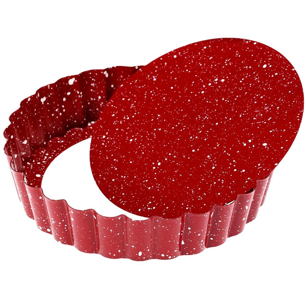 Granite tart pan with removable bottom 12 cm 2 pcs.