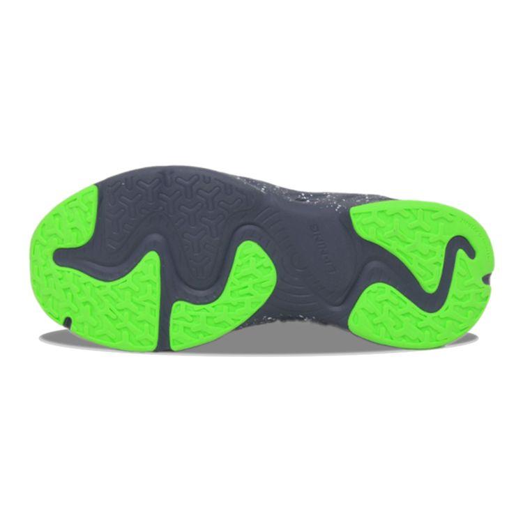 Li Ning Удобные Универсальные Нескользящие Амортизирующие Износостойкие Легкие Повседневные Туфли Детские Кроссовки Черный Серый Зеленый YKCS120-11