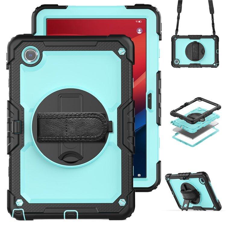 Armored case for Lenovo Tab M11, 360 protection with stylus holder, blue