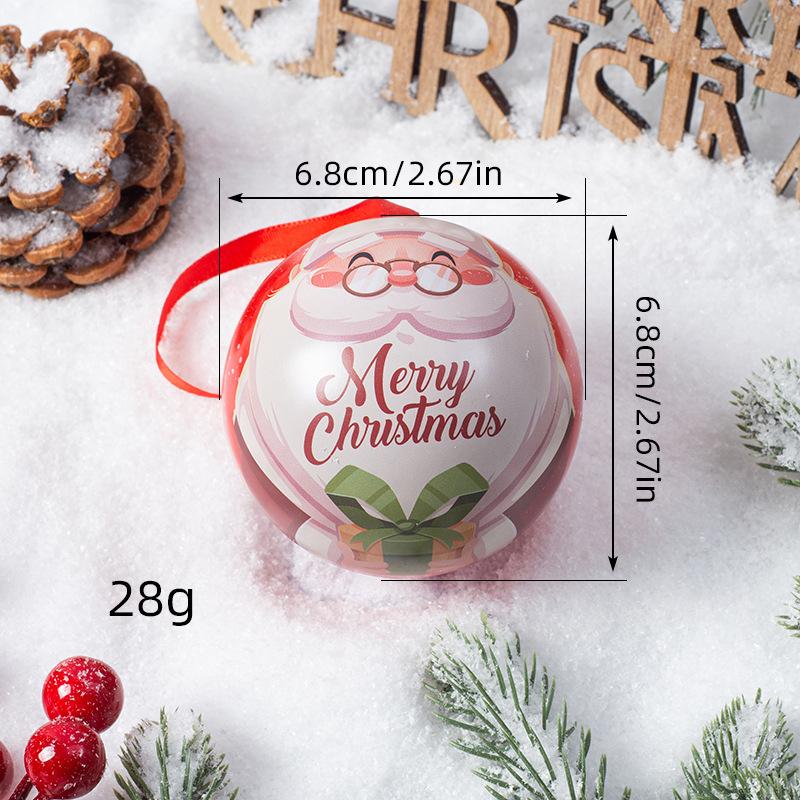 Рождественское украшение Подвеска Эльфийский шар Рождественская коробка конфет Креативная подвеска Железный шар Рождественские принадлежности Подвеска