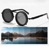 Manual Rotating Fishing Sunglasses Round Frame ND Filter Sunglasses  Driving