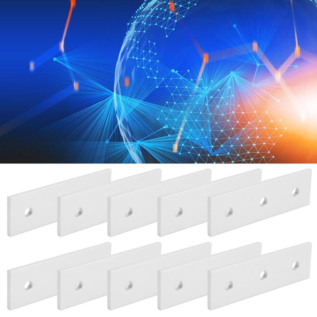 Aluminum Flat Connecting Joining Plate Flat Straight Mending Joining Plates Connecting Joining Plate Mending Fixing Plate