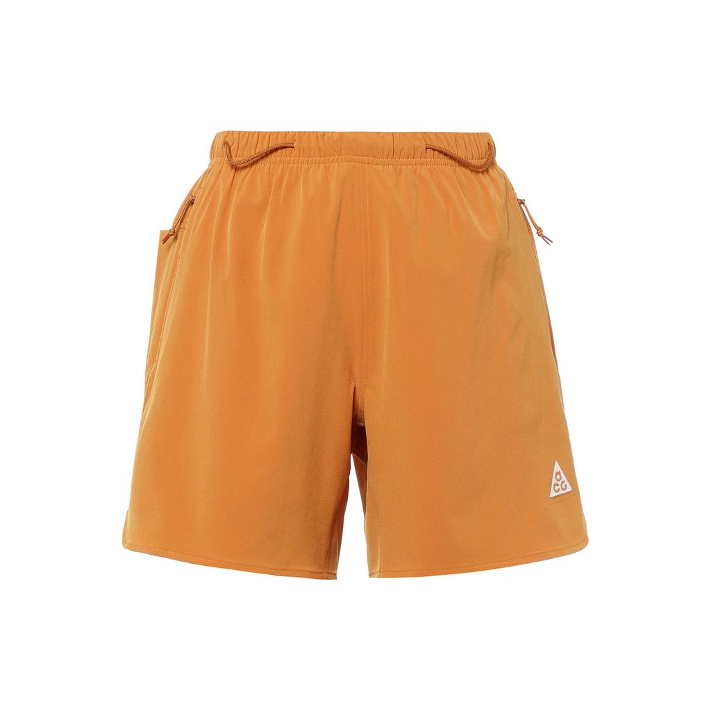 Nike Спортивные шорты ACG Dri-FIT New Sands с боковым карманом на молнии и шнурком, мужские брюки оранжевого цвета DN3956-815