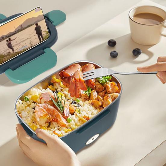 Электрический подогреватель еды для ланч-боксов, большой емкости, герметичный, можно мыть в посудомоечной машине, портативный подогреватель еды, подогреваемый ланч-бокс