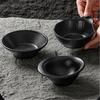 Меламиновые миски для соуса Hot Pot, соусницы с соевым уксусом, черные блюда для ресторана, маленькие суповые тарелки, кухонная утварь