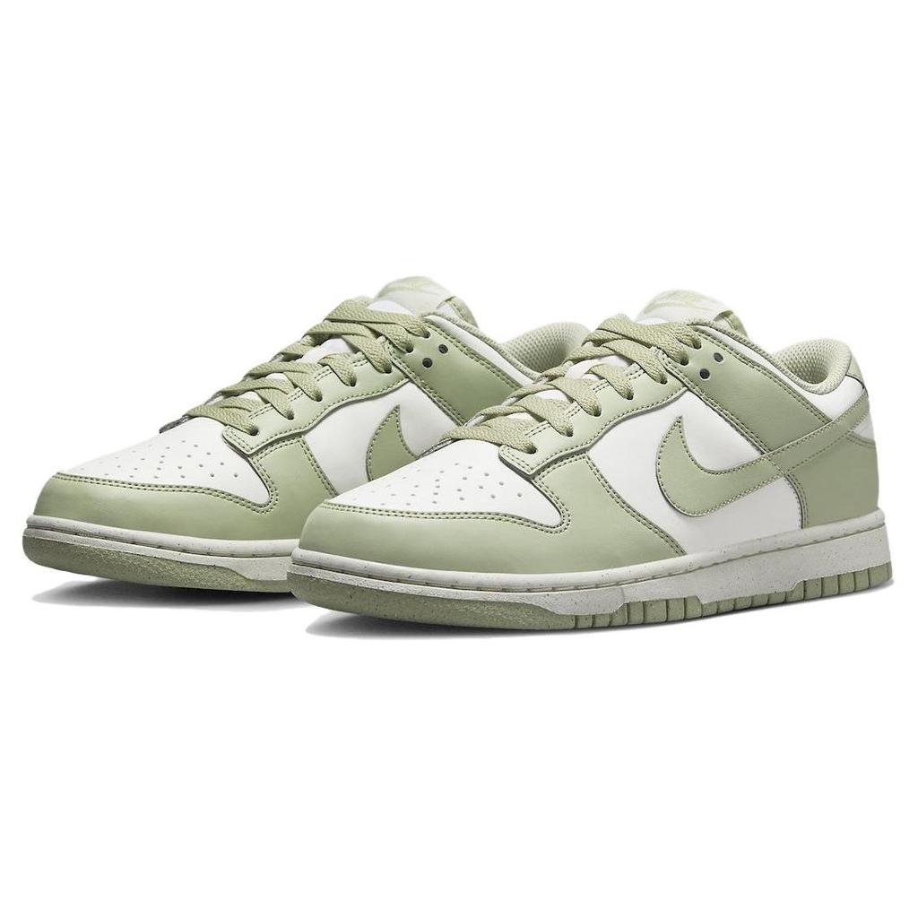 Nike Dunk Low Next Nature Olive Aura Женские кроссовки Зеленые кокосово-молочные белые HF5384-300