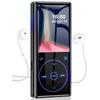 MP3-плеер 96 ГБ с Bluetooth, портативный музыкальный плеер со звуком без потерь и HD-динамиком, диктофон с экраном 2,4 дюйма, FM-радио, наушники в комплекте